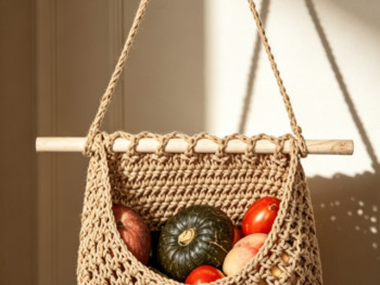 Handmade Jute Fruit Hanging Basket