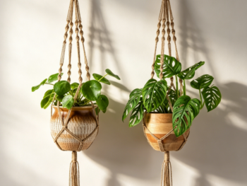 2-Pack Jute Plant Hanger (101.6cm, 4-Leg)