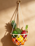 Single-Tier Macrame Fruit & Plant Hanger