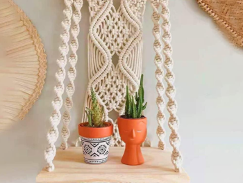 Handmade Macrame Wall Rope Plant Hanger