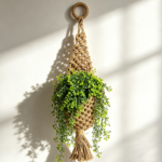 Cotton Rope Teardrop Wall Storage Basket